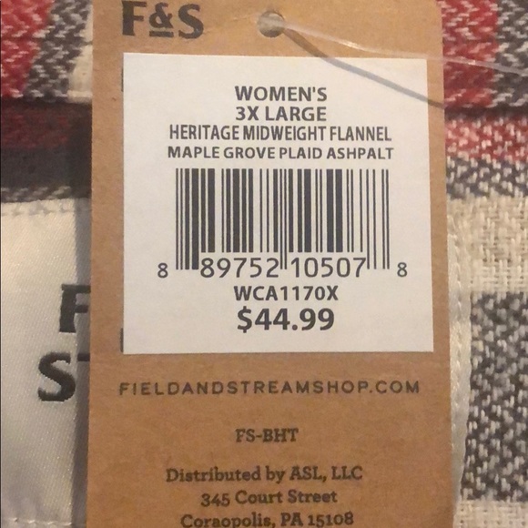 NWT Plaid Flannel shirt 2X - Picture 3 of 5